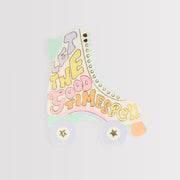 Roller Skate Napkins (x 16)  S2173 - Pretty Day