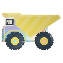 Construction Dump Truck Party Plates - 8 pack  S3159 - Pretty Day