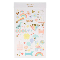 Summer Icon Temporary Tattoo Sheets 2pk S1129 - Pretty Day