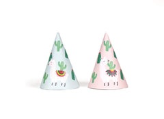 Llama and Cactus Party Hats 12pk S3047 - Pretty Day