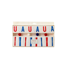 4th of July Stars and Stripes Mini Banner Set S9127 - Pretty Day