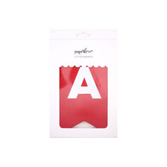 Red Custom Letter Banner: Cherry S5100 - Pretty Day
