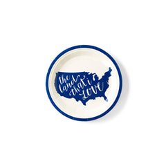 7" Stars & Stripes Round Paper Plate S2124 - Pretty Day