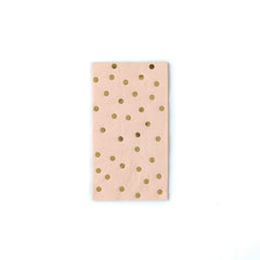 Blush Polka Dot Napkins 18pk S4122 - Pretty Day