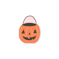Trick or Treat Pumpkin Bucket Napkin Small 24pk M0012 - Pretty Day