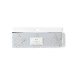Winter White Glitter Stars Garland - 6ft S7053 - Pretty Day