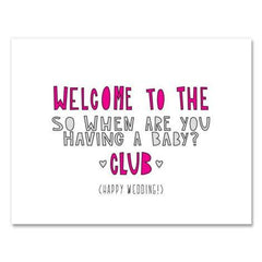 Happy Wedding Greeting Card - Near Modern Disaster - Pretty Day