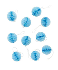 2" Periwinkle Honeycomb Mini Balls - 10 Pack S2177 - Pretty Day