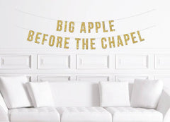 Big Apple Before The Chapel Banner - Pretty Day