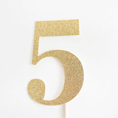 5 Cake Topper - Pretty Day