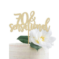 70 & Sensational Cake Topper - Pretty Day