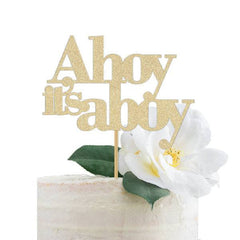 Ahoy, It's a Boy Cake Topper - Pretty Day