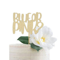 Blue or Pink Cake Topper - Pretty Day