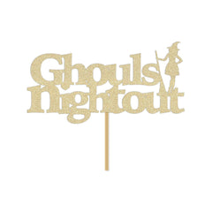 Ghouls Night Out Halloween Party Cake Topper - Pretty Day