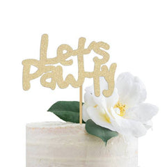 Lets Pawty Cake Topper - Pretty Day