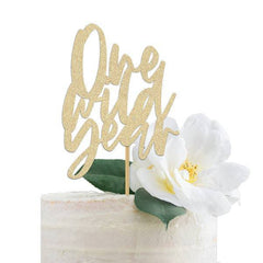 One Wild Year Cake Topper - Pretty Day