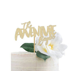 The Adventure Begins  Cake Topper - Pretty Day