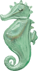 Shimmery Seahorse Jumbo Foil Balloon S4028 - Pretty Day