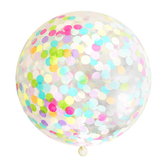 Jumbo Confetti Balloon - Rainbow S8045 - Pretty Day