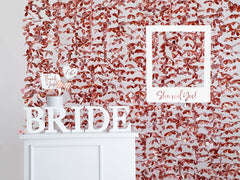 Rose Gold Foil Flower Backdrop S6054 - Pretty Day