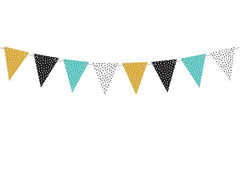 Dinosaur Triangle Party Garland S3170 - Pretty Day