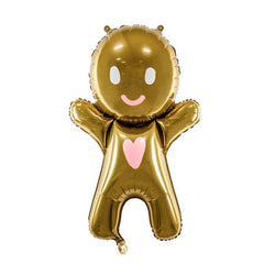 Gingerbread Man Jumbo Foil Balloon  M1078 - Pretty Day