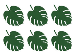 Tropical Leaf Place Cards- 6pk S0157 - Pretty Day