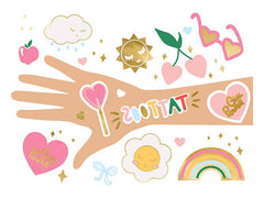 Girl Power Temporary Tattoos S2078 - Pretty Day