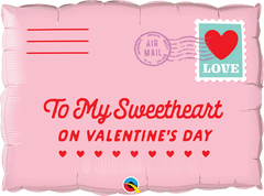 Valentines Card Envelope Jumbo Foil Balloon S5047 - Pretty Day