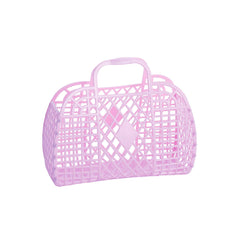 Sun Jellies Retro Basket Small- Lilac Purple - Pretty Day