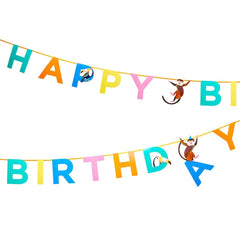 Happy Birthday Party Animals Garland S3037 - Pretty Day