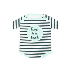 Born To Be Loved Baby Shower Shaped Napkin S2073 - Pretty Day